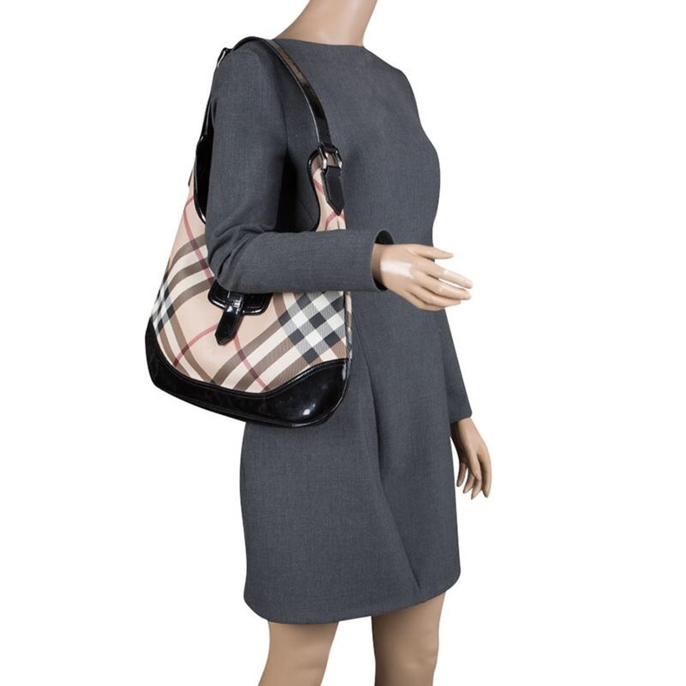 ❄️NWOT Burberry Nova Check Brook Hobo Bag❄️ - Picture 8 of 8